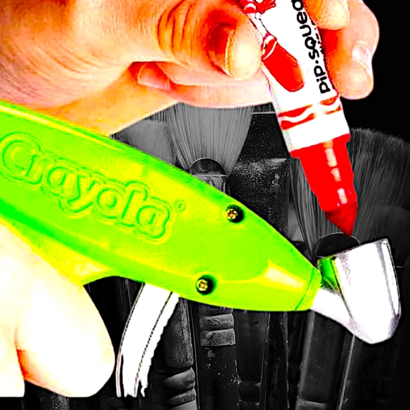 NIB Crayola Air Marker Sprayer Airbrush Kit Nom024657 Washable Markers & Paper - Picture 10 of 12